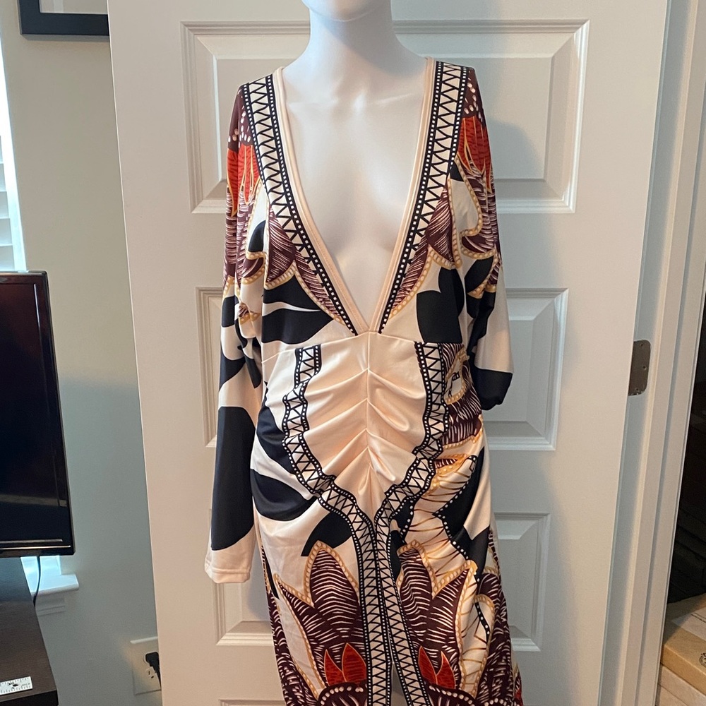 Edwin Multicolor Patterned Dress
